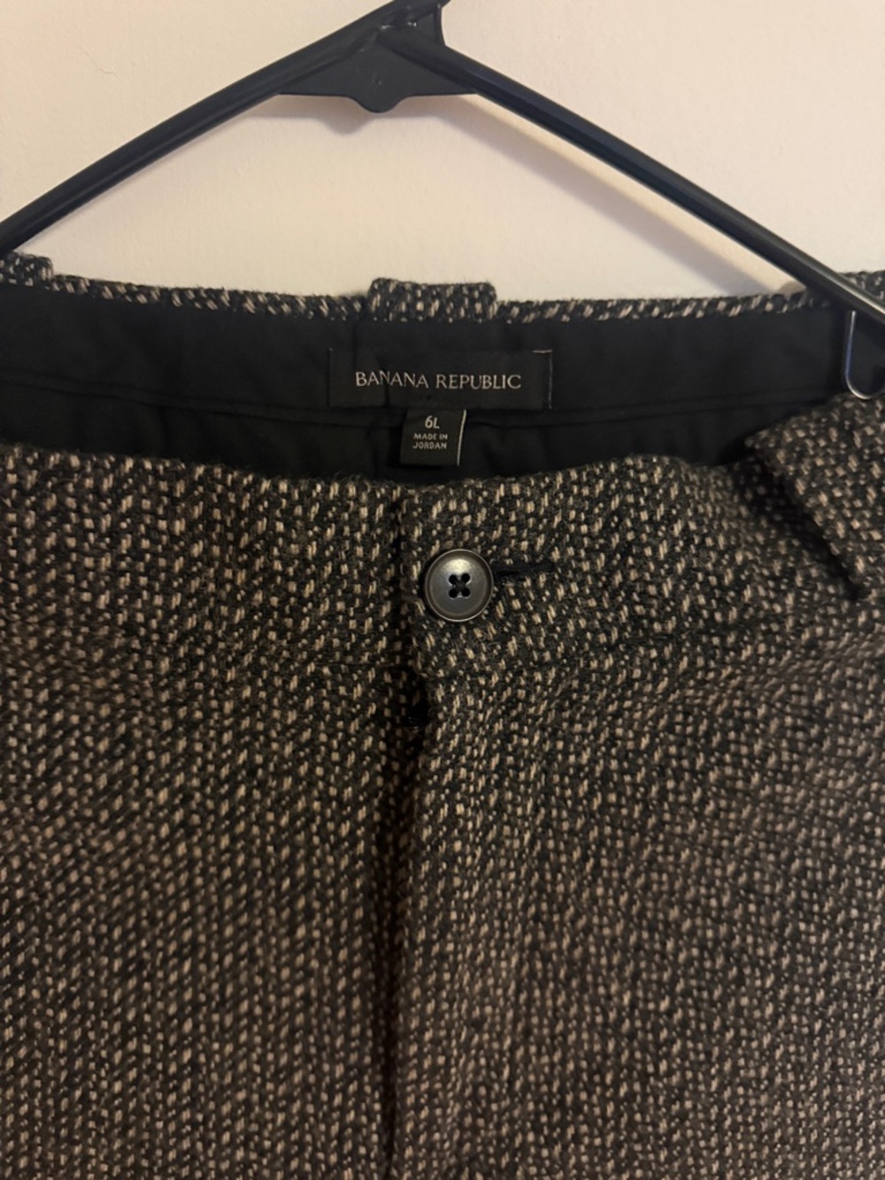 Banana Republic 6L Textured Tailored Trousers Office Siren Corporate Chic Pants - Picture 3 of 8